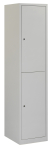 PDC-T190 garderobekast, 1-koloms, 2-deurs, 40 cm breed, lichtgrijs