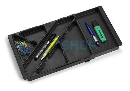 Telescopisch pennenbakje voor bureau